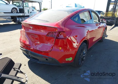 2023 Tesla Model Y Performance Dual Motor All-Wheel Drive из США, поврежденный, VIN 7SAYGDEF2PF700068